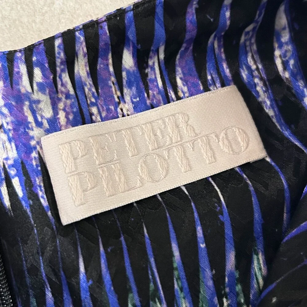 Peter Pilotto Digitally Printed Silk Dress ALT ASO Blair Waldorf